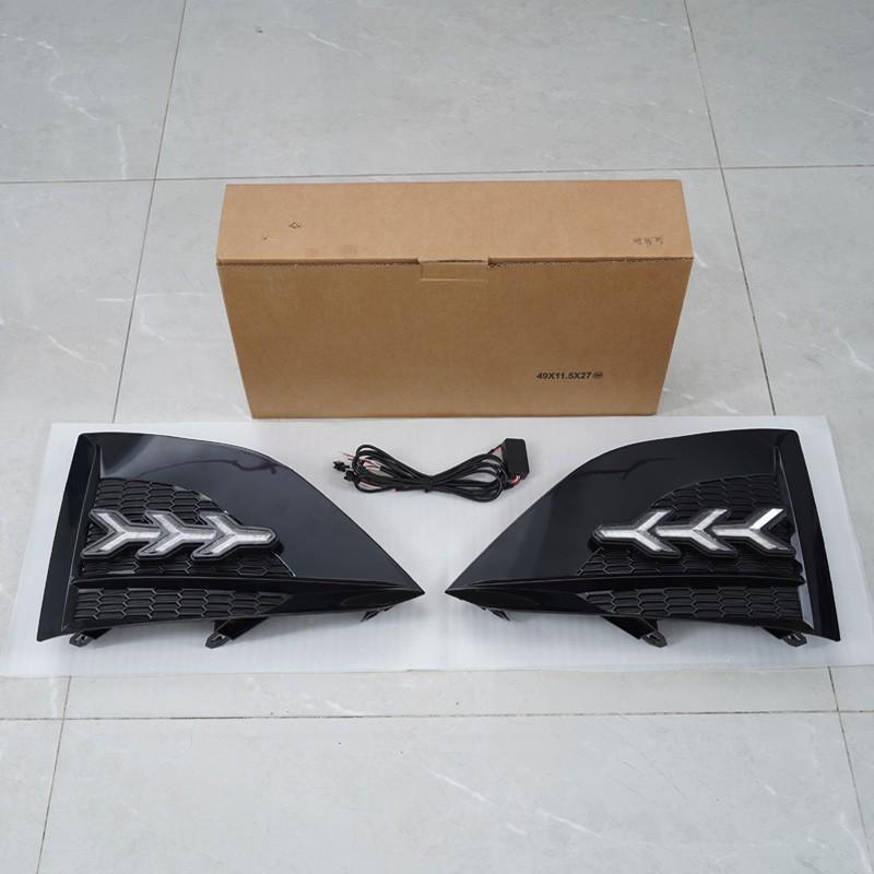 Fish Bone Style DRL Driving Light LED Fog Lamp For Nissan Altima 2023-2025 Sedan