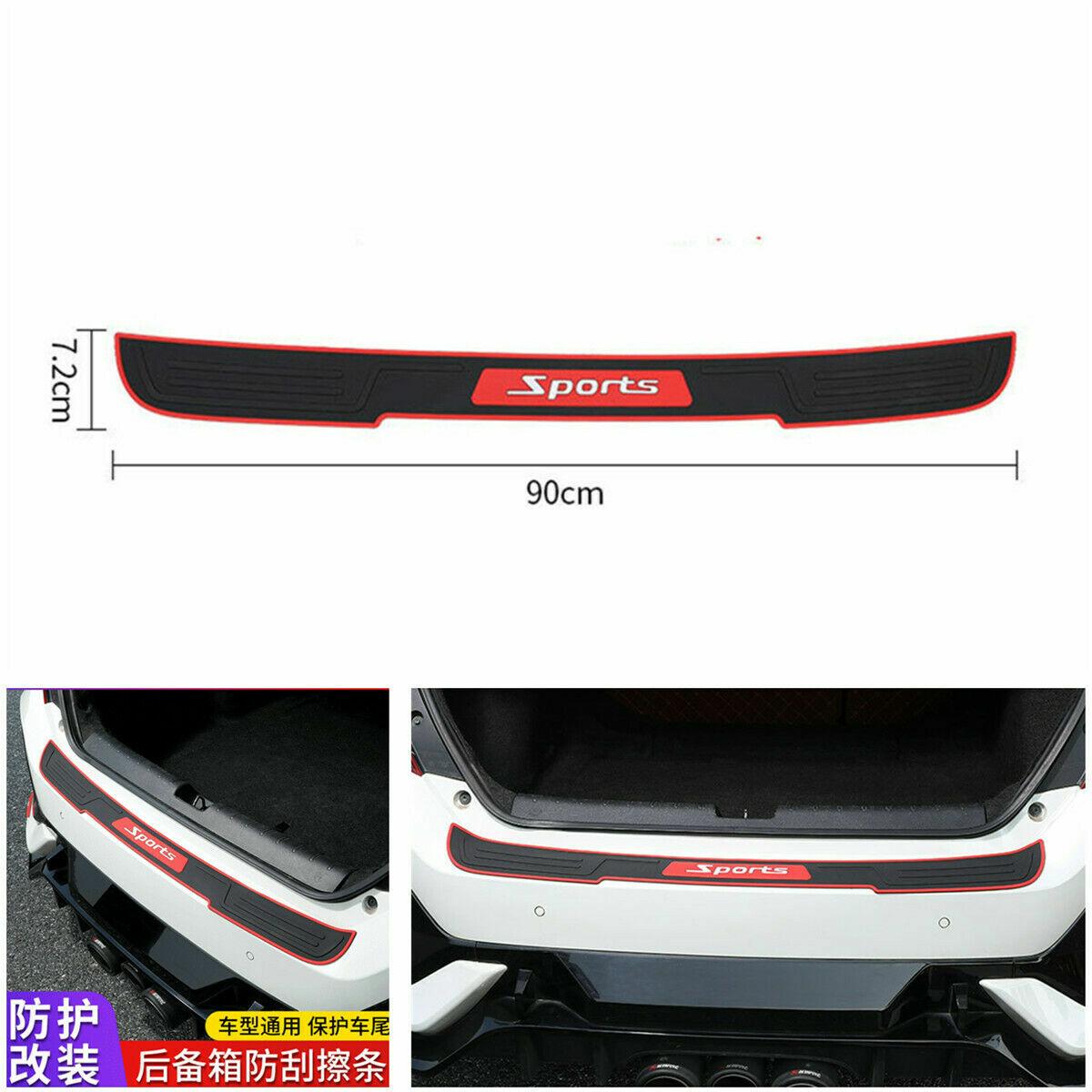 Car Rear Bumper Protector Rubber Scratch Guard Non-slip Pad Cover Accessories