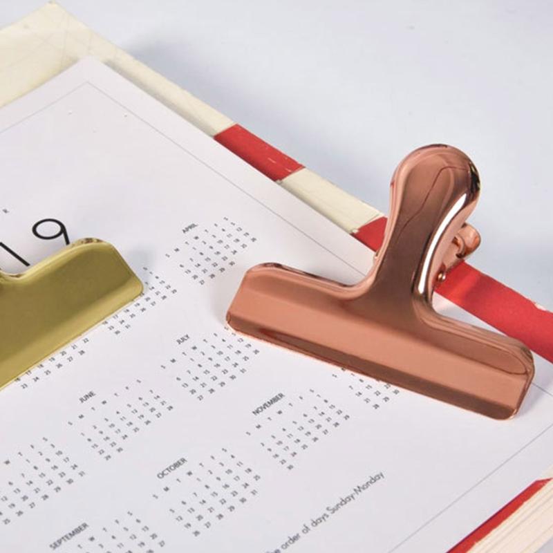Large Paper Clip 77mm Long Stainless Steel Paper Clamp Metal File Clip for Craft Food Bag Photo Home School Office