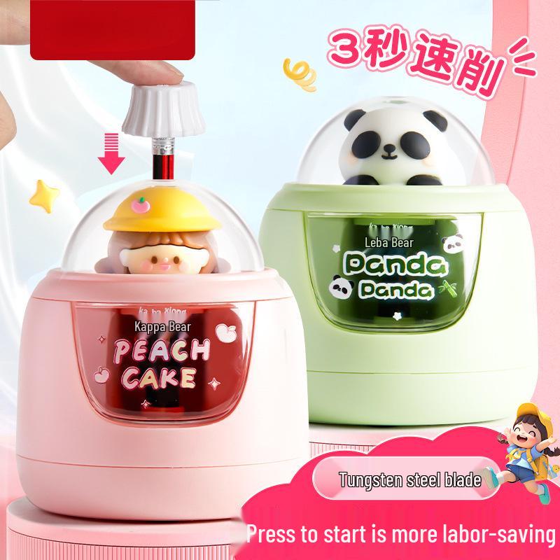 

Electric Dual-Power Automatic Pencil Sharpener for All Leads, Ideal for Elementary Students Panda Panda