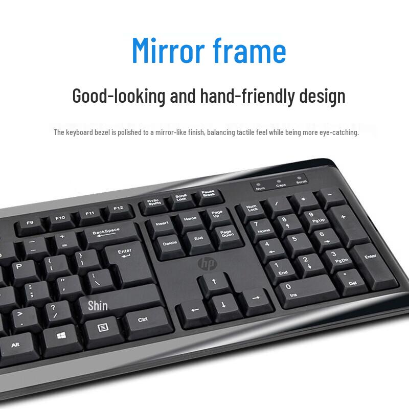 HP KM10 Wired Keyboard & Mouse Combo