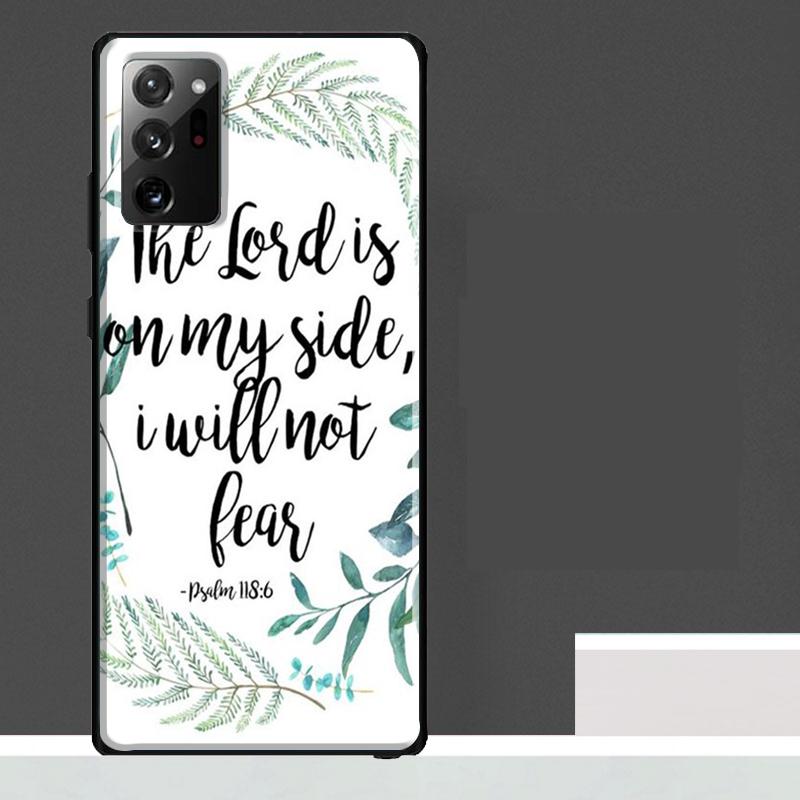 Bible Verse Quotes Case For Samsung Galaxy S25 S24 S23 Ultra S9 S10 S20 S21 S22 Plus S23 FE S25 FE Phone Cover