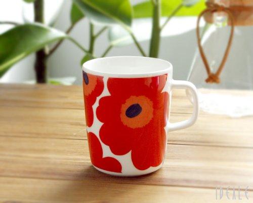 Marimekko marimekko Unikko Mug White Red 250ml 63431 001 63431 001 [Item]