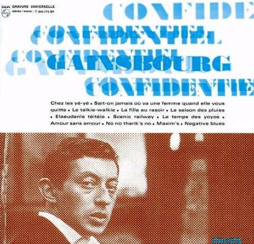 

CD SERGE GAINSBOURG - Confidentiel UICY3141 Mercury, Philip 2001 Japan ObiJazz Used