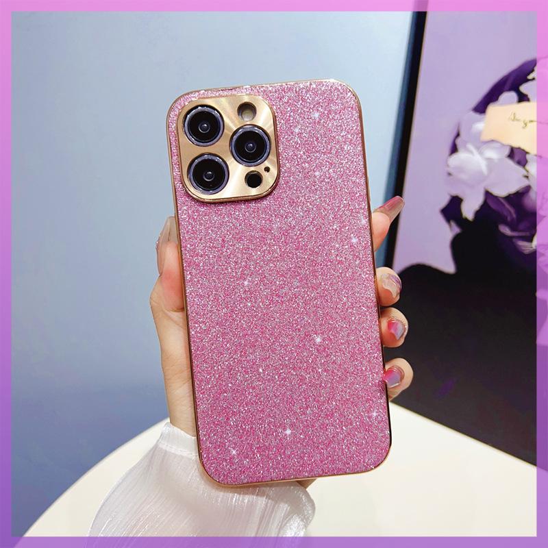 Glitter Electroplating Is Suitable for Apple 13 Phone Cases, 14promax Star Diamond High-end Feel, IPhone12 Anti-drop 11