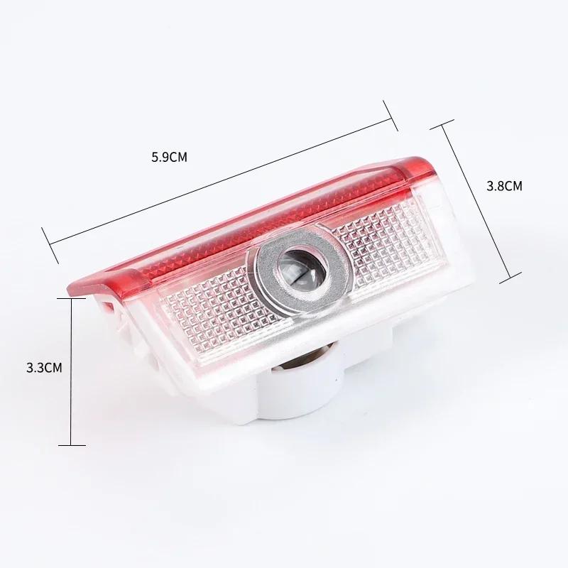 2X Led Car Door Welcome Light HD Projector Lamp For Mercedes Benz A B E C GLC Class W205 AMG W176 W177 W212 W213 W246 X253 W247 H75G