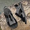 Fashion Street Style Mens Sandals Casual Leather Men Summer Shoes New Arrival Male Half Drag Fashion Dual-Purpose Man Slippers
