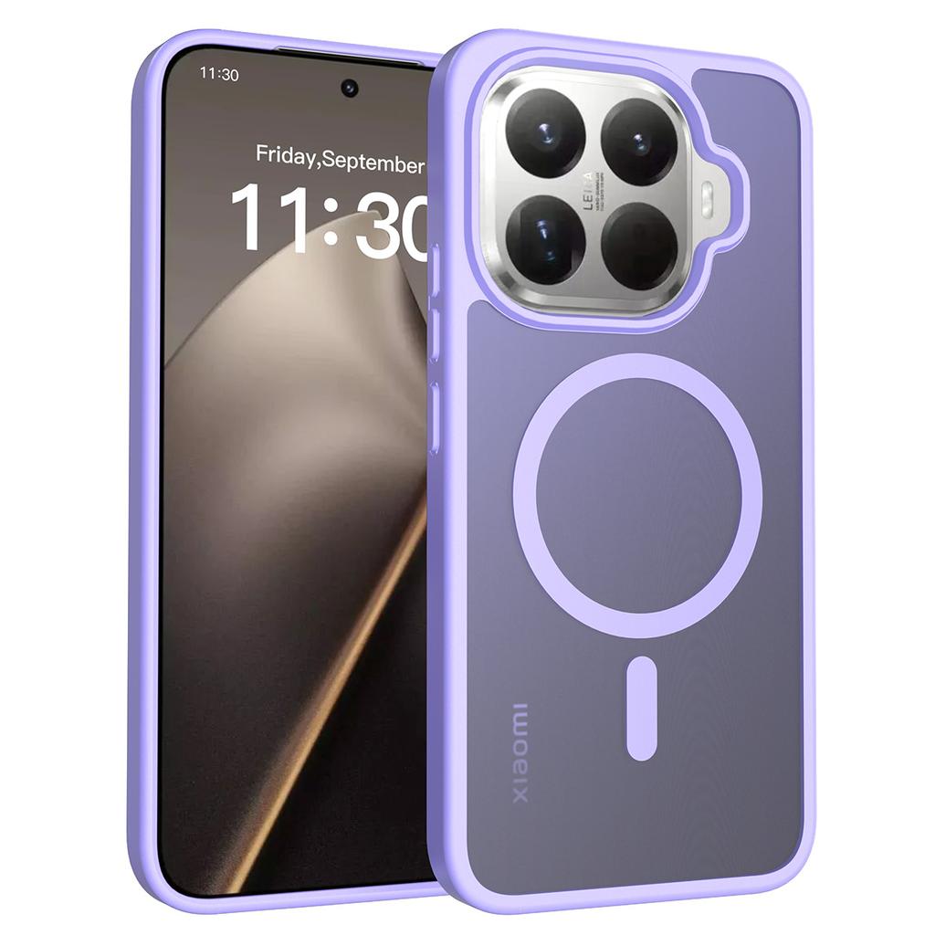 Skin Feel Shield Magnetic Case For Xiaomi 15T Pro Magsafe Wireless Charging Soft TPU Frame Hard Plastic Phone Cover Coque Fundas
