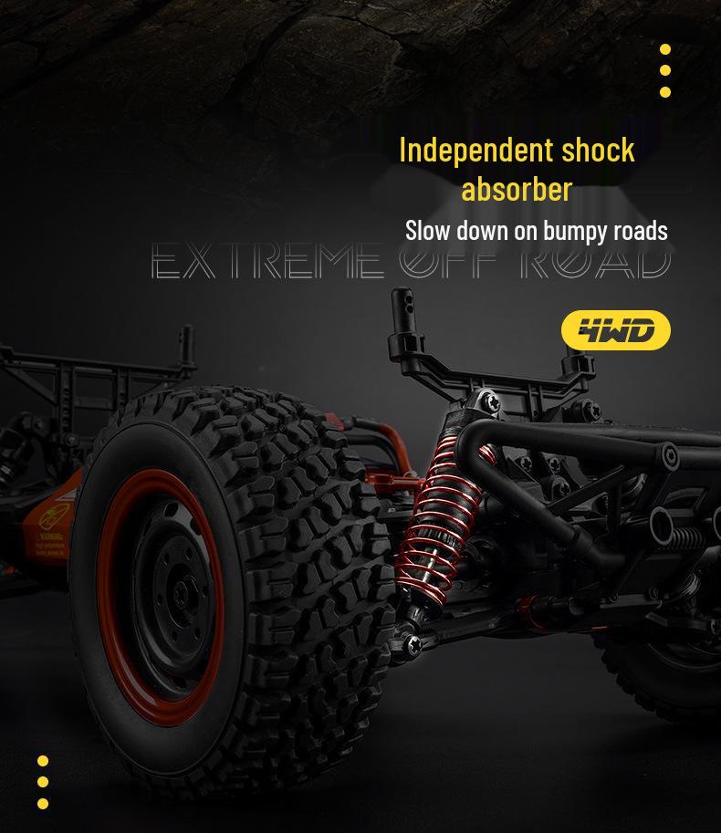 4WD Remote Control Off-Road Vehicle for Kids - High-Speed, High Horsepower, Climbing, with Lights, Super Fast, Anti-Collision Gift