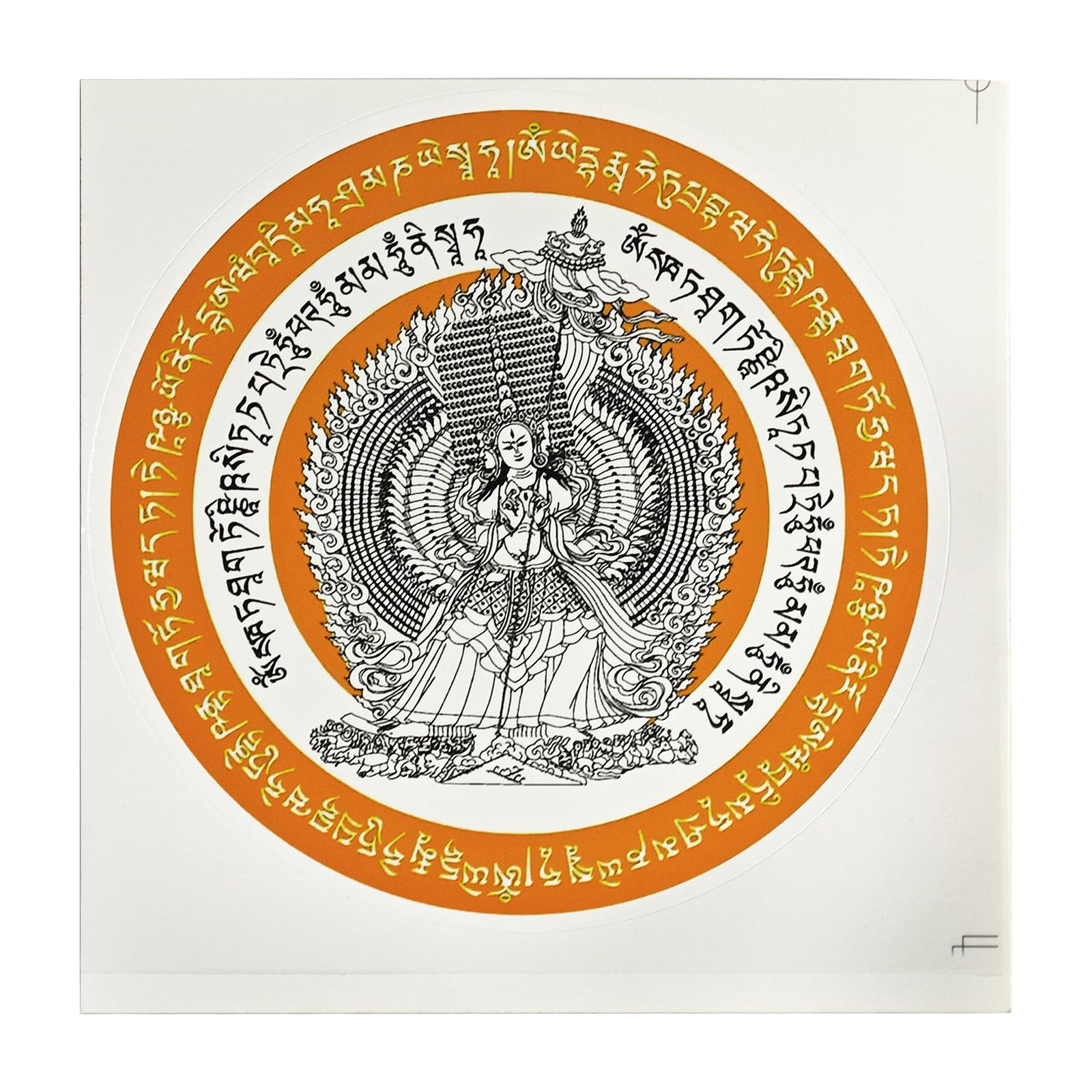 Фэн-шуй Фэн-шуй Белый зонт Счастливый Хороший Новоселье Буддизм (ИШУЙ) Наклейка, Товар, Богиня, Амулет, Талисман, Удача, Подарок,