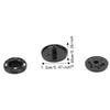 100sets Black White Resin Snap Buttons Punch Poppers Glossy Snap Button  For Clothing Sewing