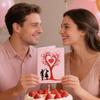 3D Heart Tree Greeting Card Elegant Wedding Blessing Stereo Love Postcard With Envelope Romantic Folding Wedding Invitation Card