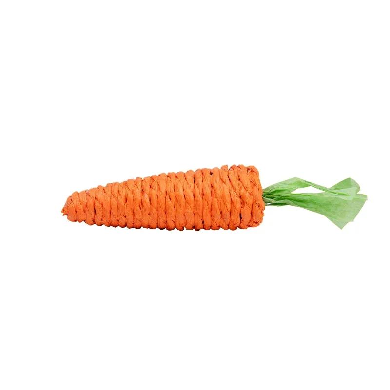 

Cat Toys Sound Carrot Cuddle Stick Since Fun Fun Teething Stick Anti-bite Cat Scratch Board Pet Supplies L рожевий колір лосося