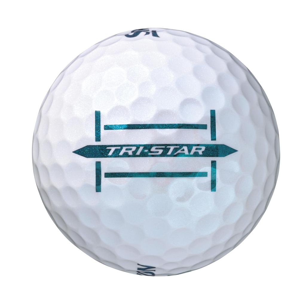 Dunlop Golf Ball SRIXON TRI-STAR4 2024 Model 1 Dozen (12 Balls) Royal Green