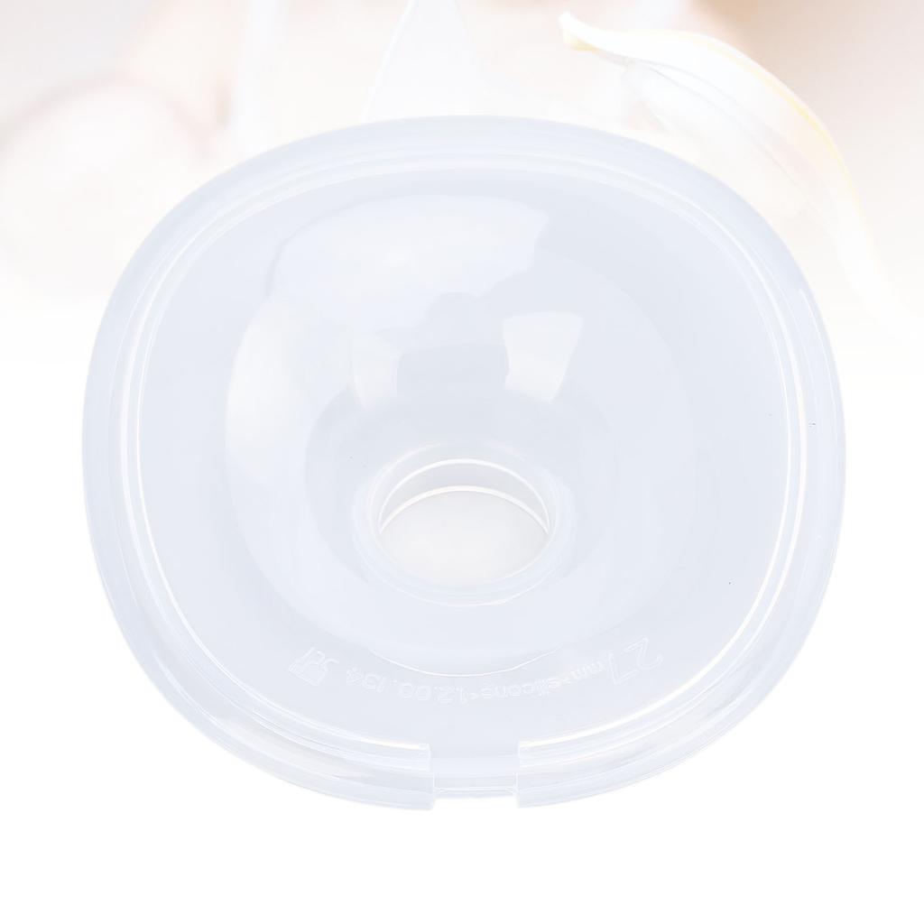 2 Pezzi Flangia in Silicone per 2 Pompe per Seno Indossabili Accessori Flangia Sostitutiva Inserto Cuscinetto Pezzi di Ricambio
