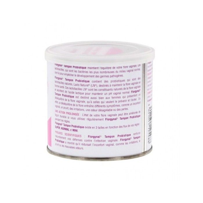 Tampons - SAFORELLE - Florgynal - Probiotique - Normal - 22 Unités