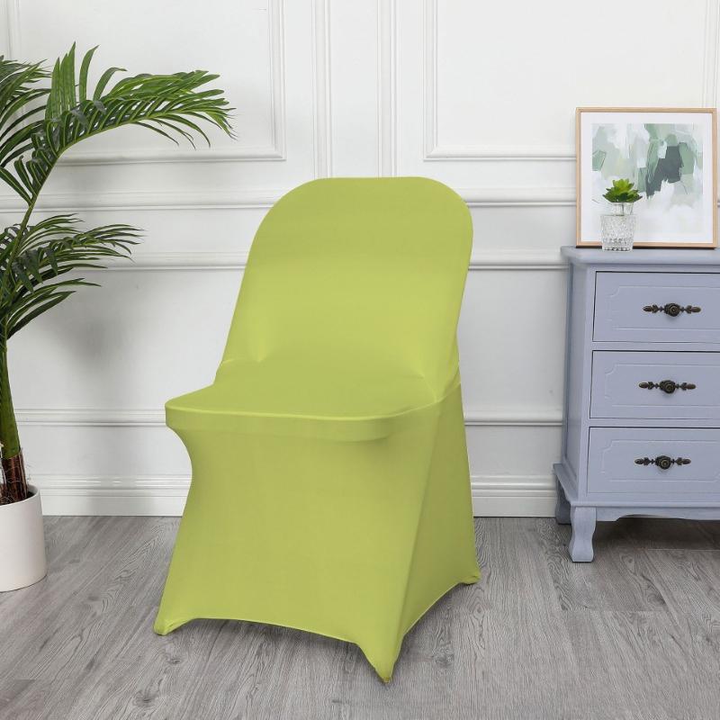 1/2/5 PCS Stretch Spandex Wedding Chair Cover for Weddings Birthdays Parties Events Hotels Banquets