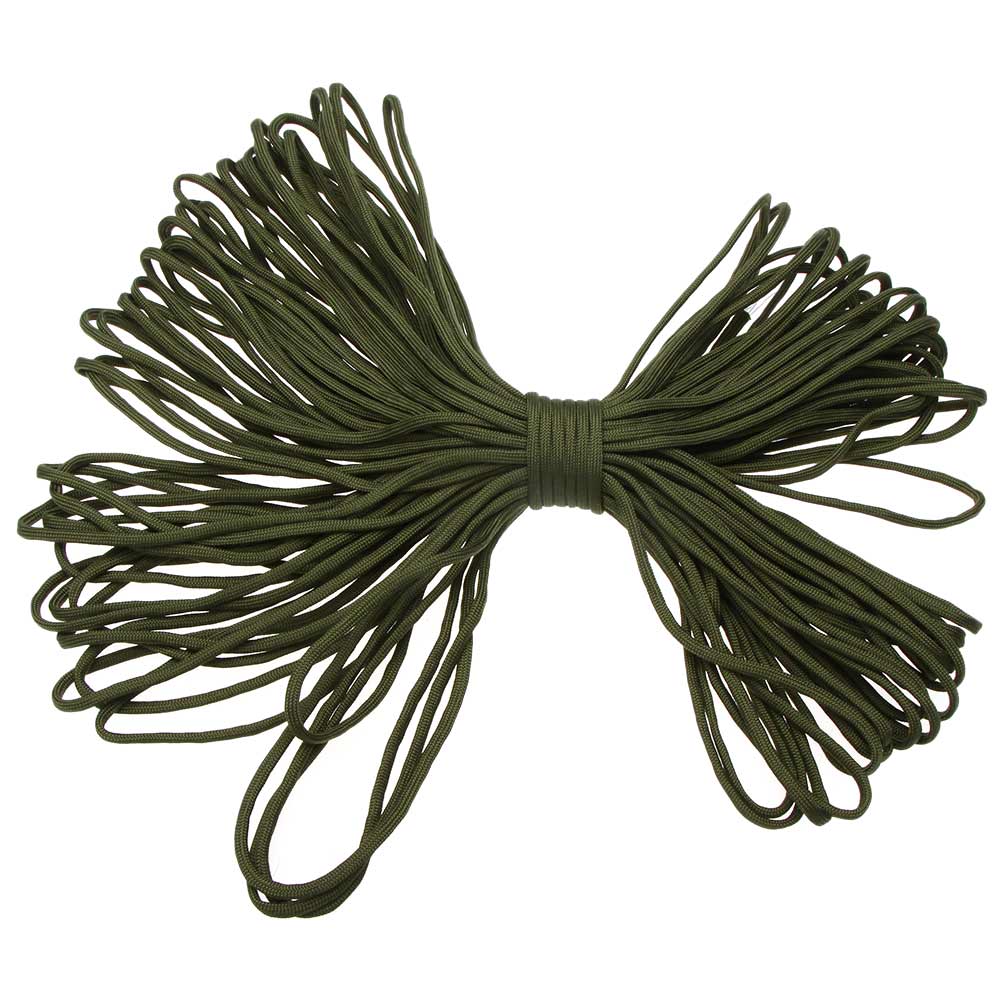 

30.5M 100FT Паракорд 7-жильный Парашютный шнур Темляк Веревка Инструмент для выживания в чрезвычайных ситуациях на открытом воздухе армия зеленый