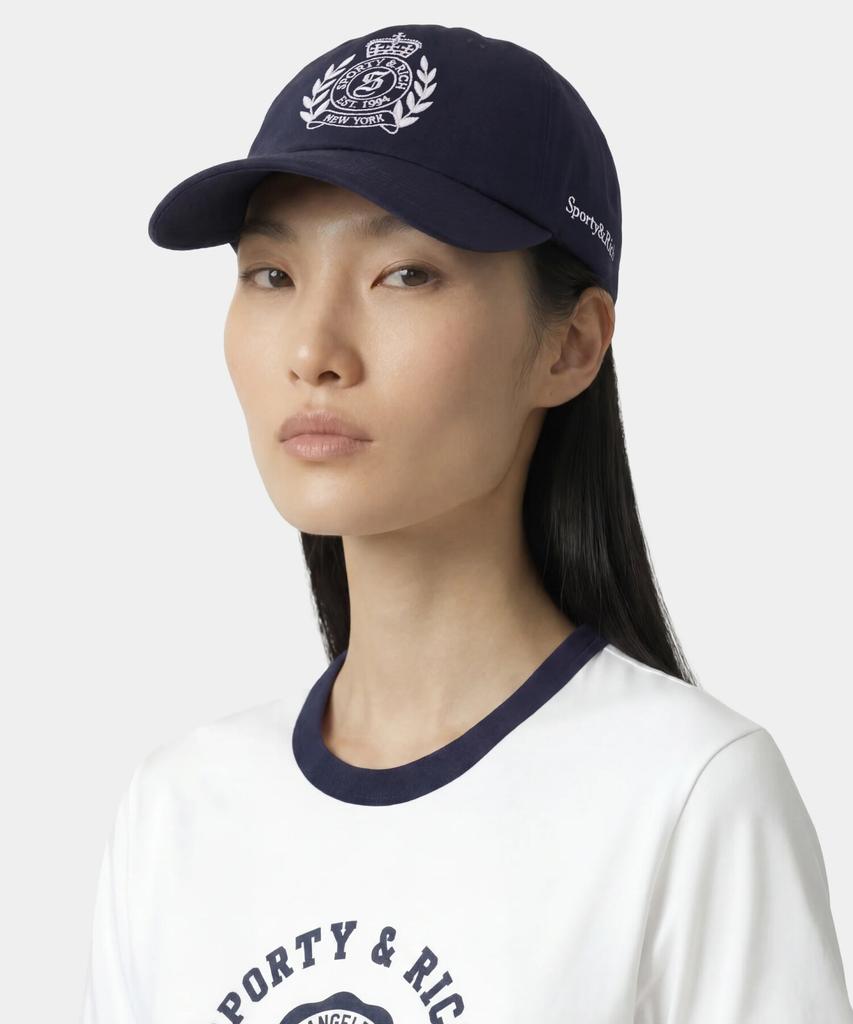 SPORTY&RICH Ny Crest Cap - Navy R265Aoh015