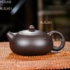 Çin Yixing Çaydanlığı Mor Kil Xishi Demliği El Yapımı Eşsiz Şekilli Demlik Kettle Ev Küre Delikli Dahongpao Oolong Çayı Çay Seti 150ml