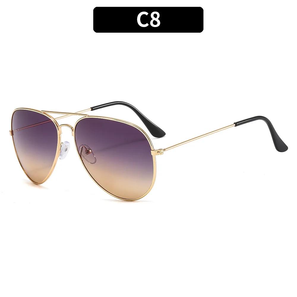 Fashion Dazzling Colour Retro Goggles Round Sunglasses Uv Protection Sun Glasses Men And Women Outdoor Driving Glasses