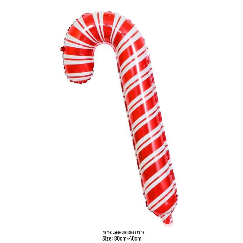Large Christmas Tree and Santa Claus Aluminum Foil Balloons for Window Display 