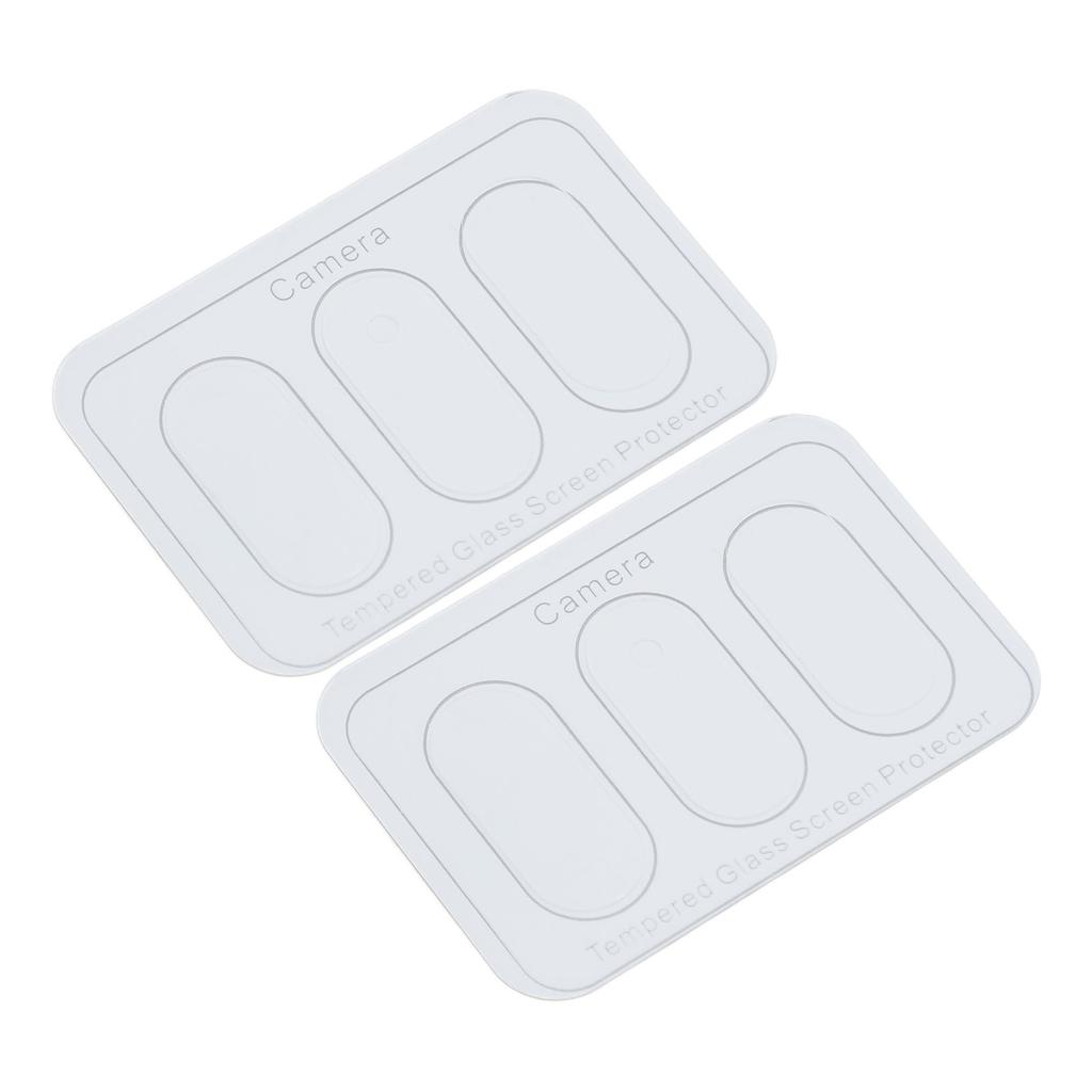 2 Set Tempered Glass Camera Lens Protective Film Anti Fingerprint Anti Scratch Camera Lens Protector for Meta Quest 3