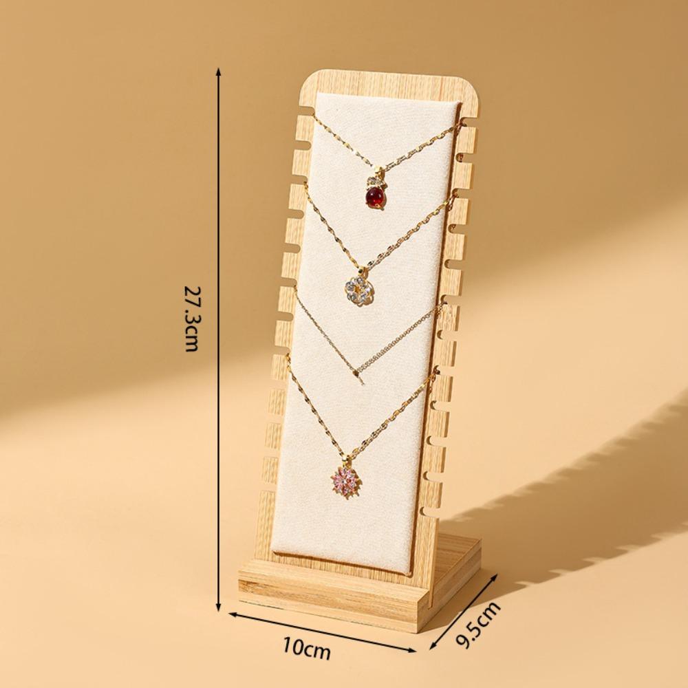 Detachable Necklace Organizer Wood Bangle Storage Rack New Jewelry Display Stand  Jewelry