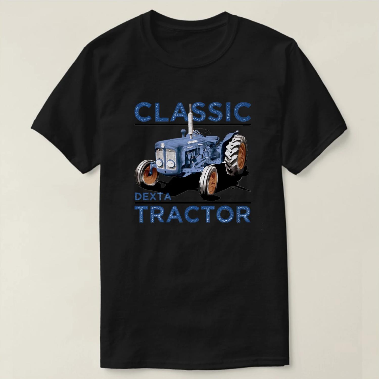

Classic Dexta Tractors Inspired Retro Farm Farmer T Shirt Short Sleeve Casual 100% Cotton O-Neck Summer Mens T-shirt Size S-3XL S чёрный