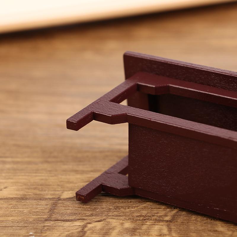 1Pc 1/12 Dollhouse Kitchen Room Furniture Dining Wood Table For Doll House