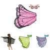 Chiffon Butterfly Wings Cape With Mask Perfect For Dress Up Parties And Cosplay