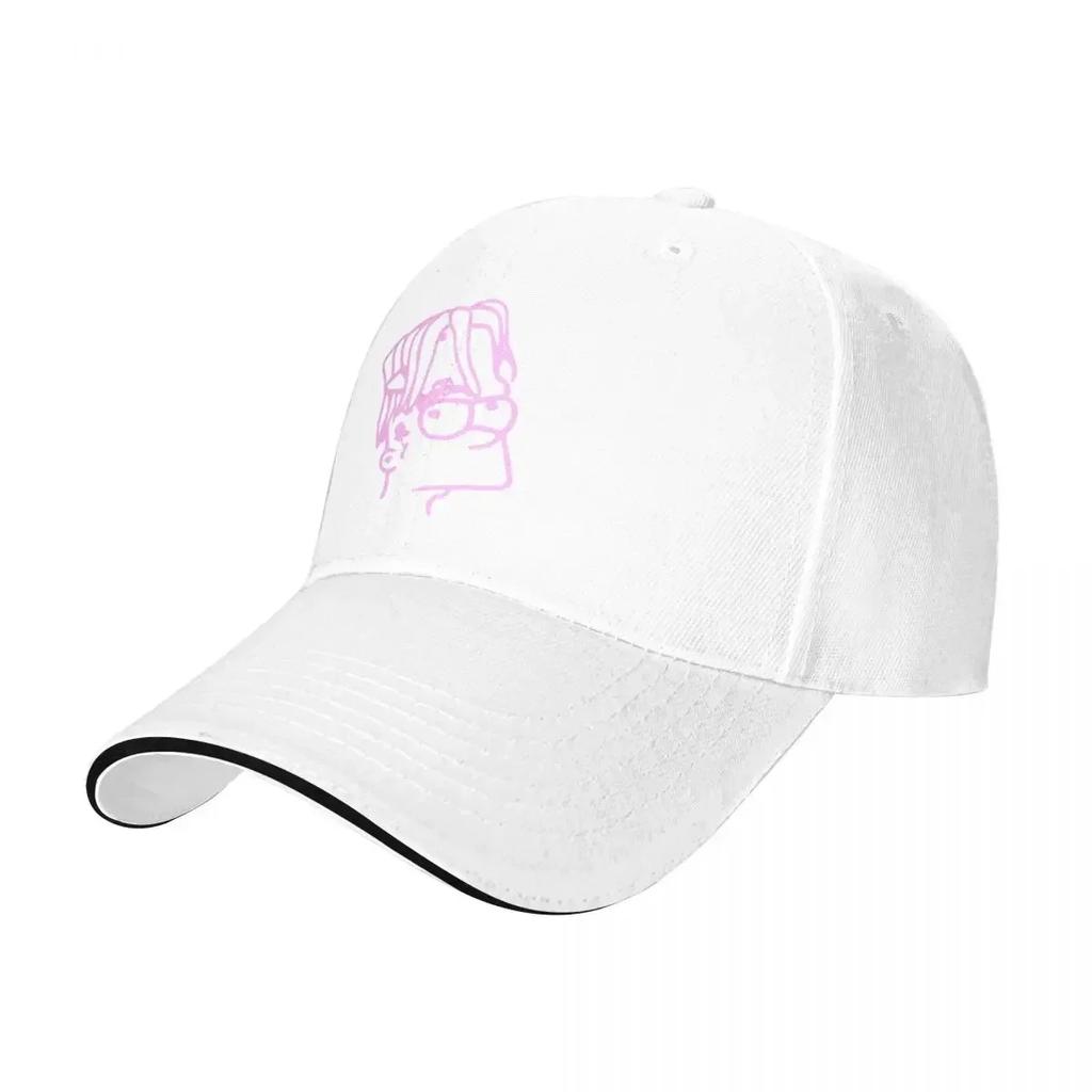 Harajuku Pink Lil Peep Style Bart Hellboy Custom Baseball Caps For Womens Personalized Male Beach Dad Hat Peaked Cap