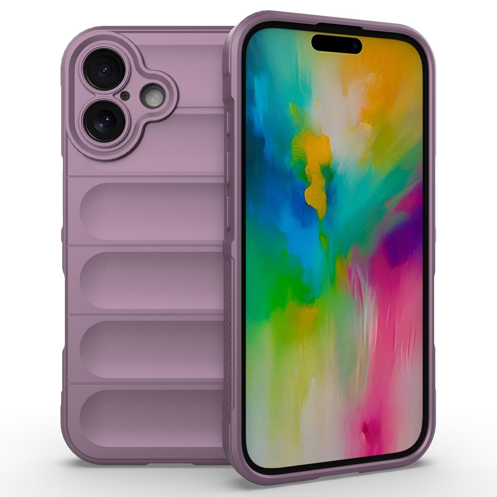 

For iPhone 16 TPU Case Scratch-Resistant Rugged Back Soft Phone Cover J