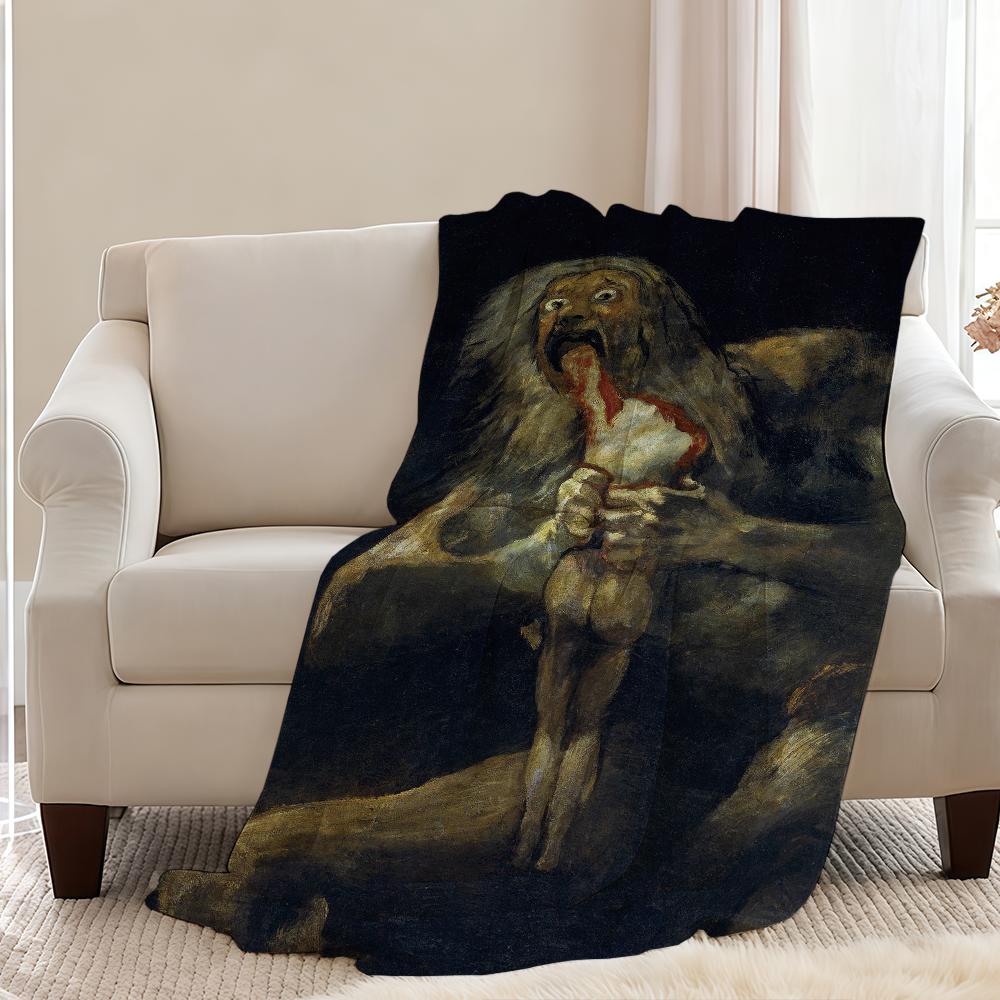 Spain Francisco Goya Art Blanket Throw Super Cosy Plush Living Room Sofa Couch Childish Birthday Gifts