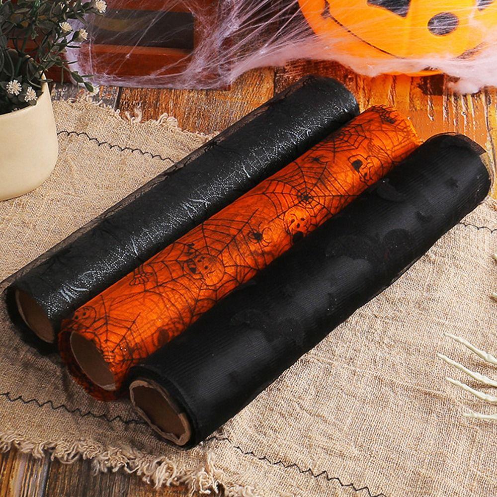 Funny Bat Tablecloth Bat Spider Skeleton Halloween Table Runner  Ghost Festival