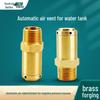 Brass 4-Point Male Thread Anti-Vacuum Safety Valve for Pressurized Solar Water Tanks