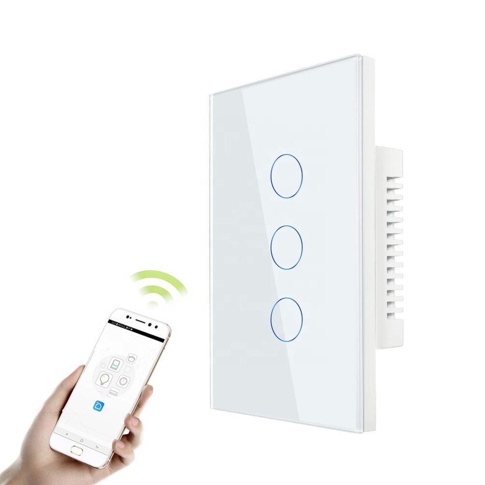 eWeLink WiFi Smart Switch - 1/2/3/4 Gang, Single Live Wire, Bluetooth Compatible, Remote Control, Surge Protection.