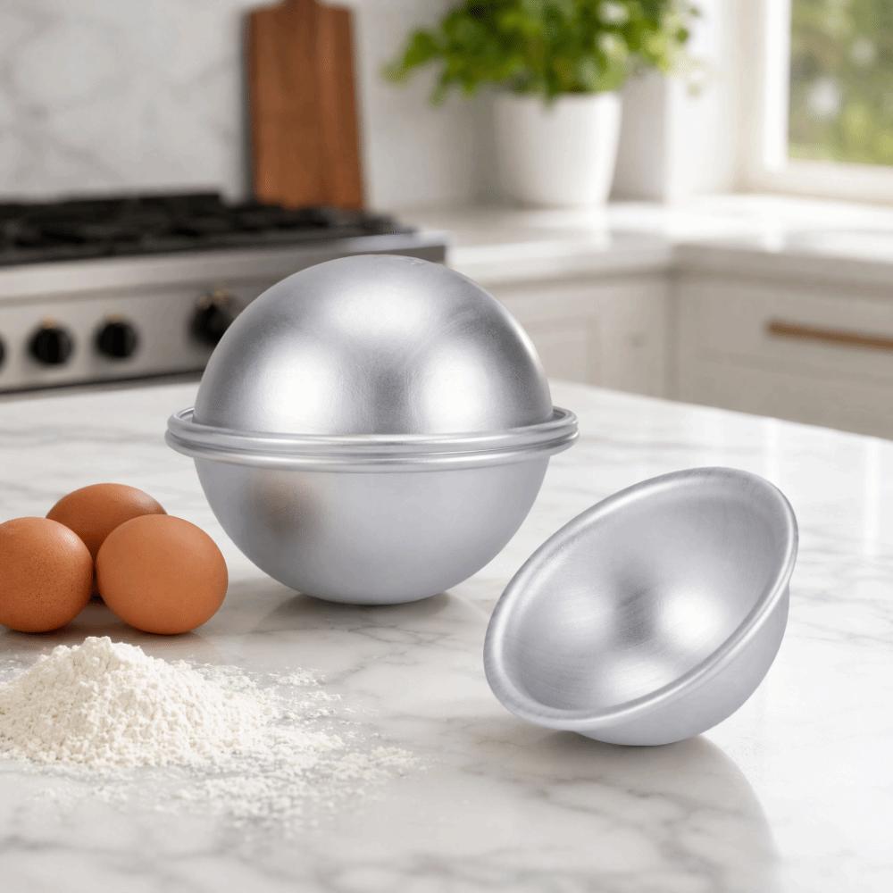 Aluminum Dome Cake Pan Non-Stick Semicircle Cake Pan Mini Dessert Mold  Pudding Making
