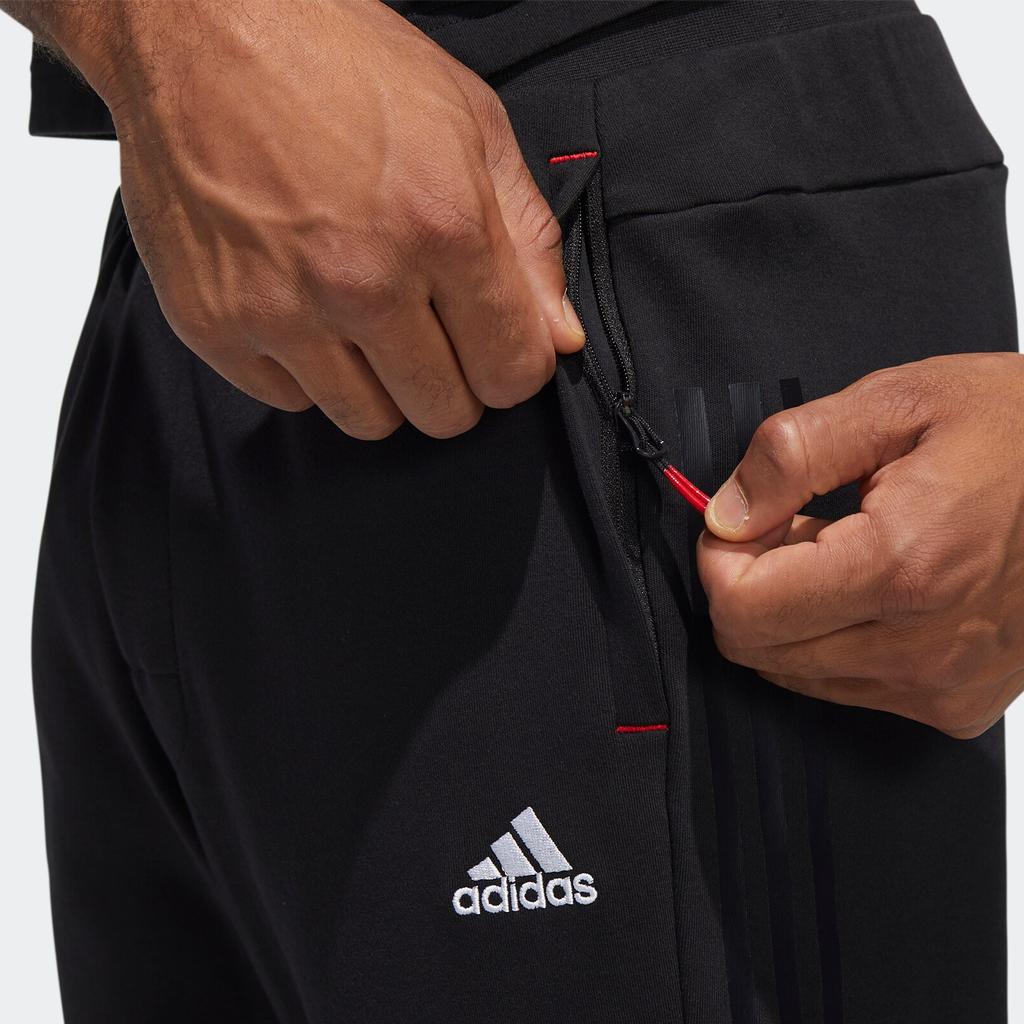 Adidas Year Of The Tiger Limited Edition Knit Joggers With Side Stripes Men Bottoms Black HC0253