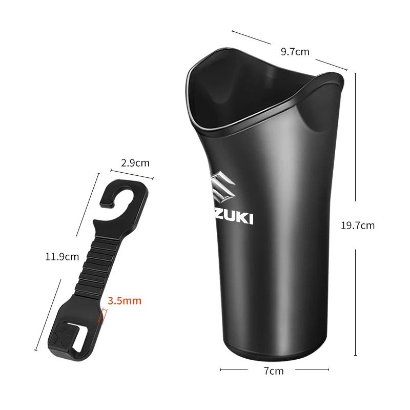 1Pcs Multi-Function Auto Car Holder Bucket Storage Box Car Goods For Suzuki Swift Grand Vitara Jimny SX4 Alto AX100 Liana Gsxr