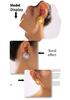 Geometric Thread Inlaid Imitation Pearl Earrings for Women - 18k Gold Plated Titanium Steel with Chic Braided Texture