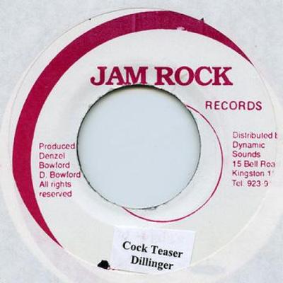 7inch Record DILLINGER - Cock Teaser Jam Rock 1982 Jamaica Reggae, Ska & Dub