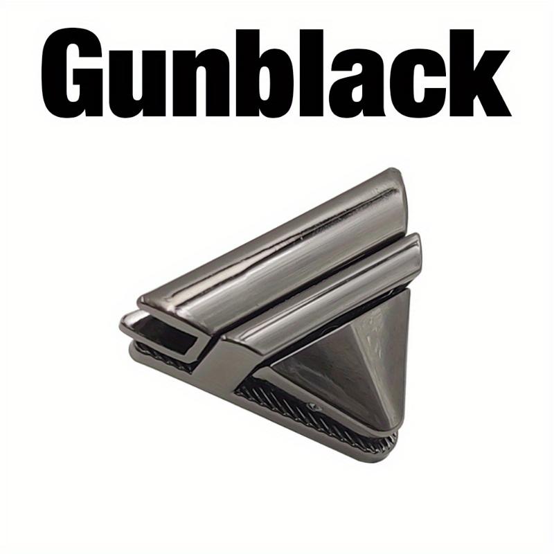 1pc metal triângulo imprensa bloqueio de moda interruptor fecho de couro artesanato bolsa feminina bolsa de ombro diy ferragem