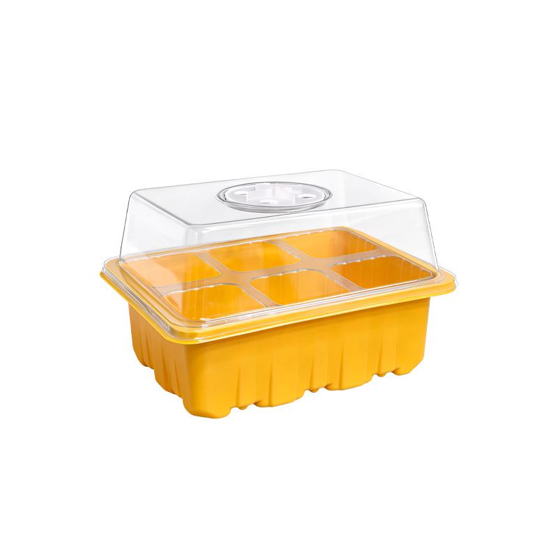 Colorful Seedling Tray with Ventilation Holes for Home Balcony Planting