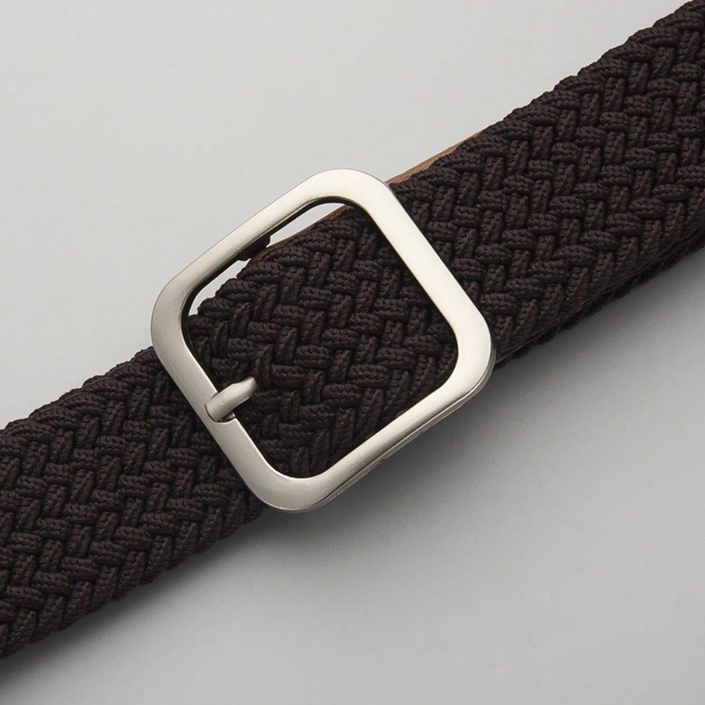 Pin Buckle Braided Belt Elastic Elastic Casual Belt Belt Ethnic Style Belt