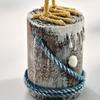Mediterranean Style Wooden Seagull Craft Vintage Seagull Model Seabird Ornament  Coastal Home