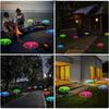 1/2/3/5 Layer Solar Jellyfish Lamp Colorful Fiber Optic Lamp Jellyfish Lawn Light  Outdoor