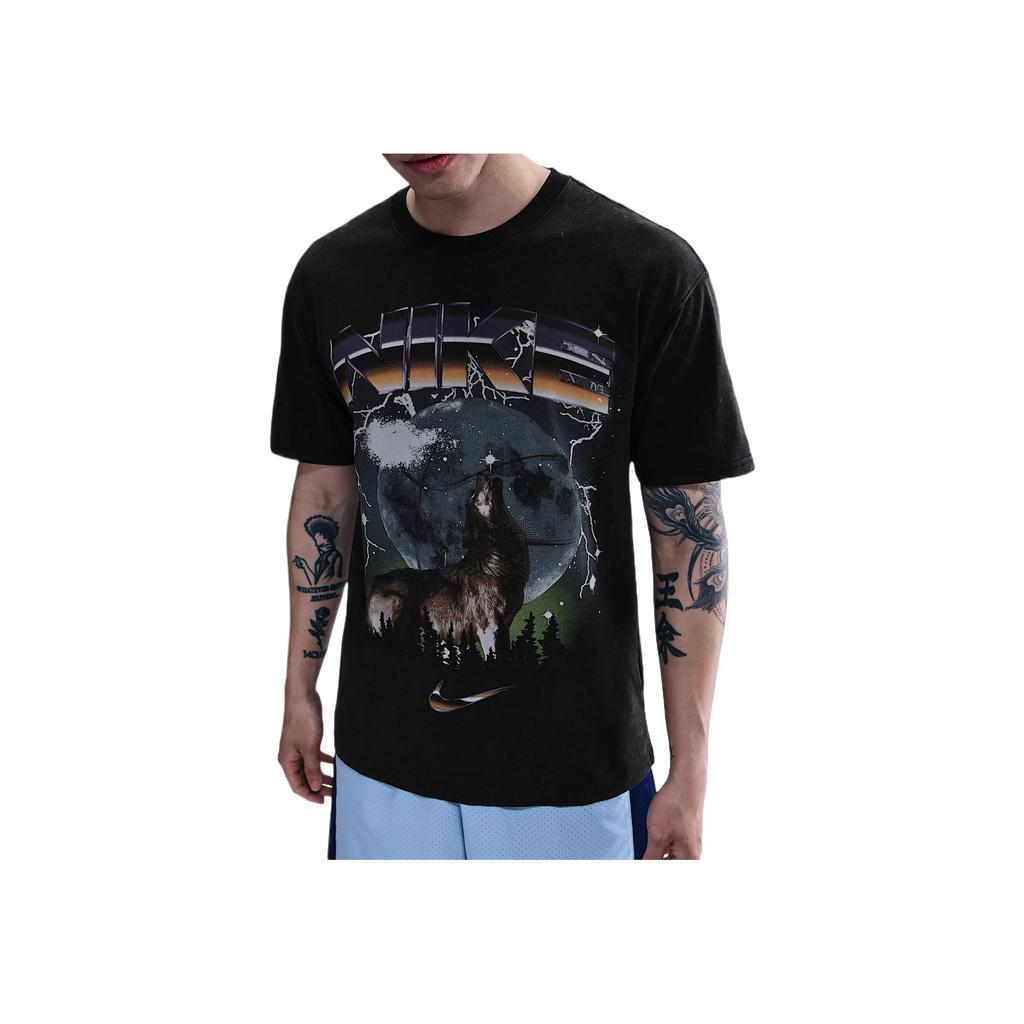 Nike Max90T Comfortable Fashion Trendy Versatile Short Sleeve T-Shirt Men Tops Black IF0458-010