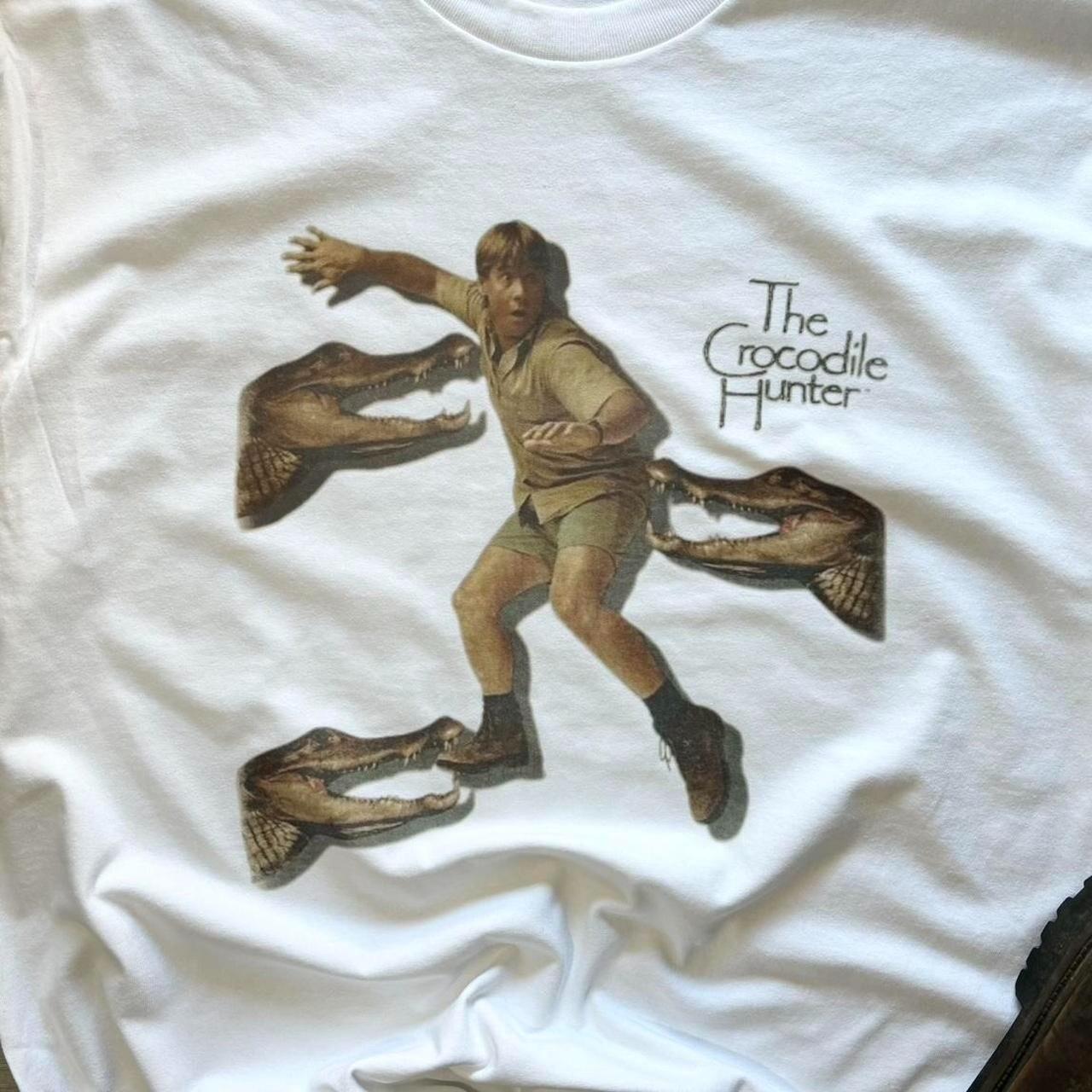 Steve Irwin The Crocodile Hunter Graphic Reprint T Shirt Gift for Fan S-5XL S