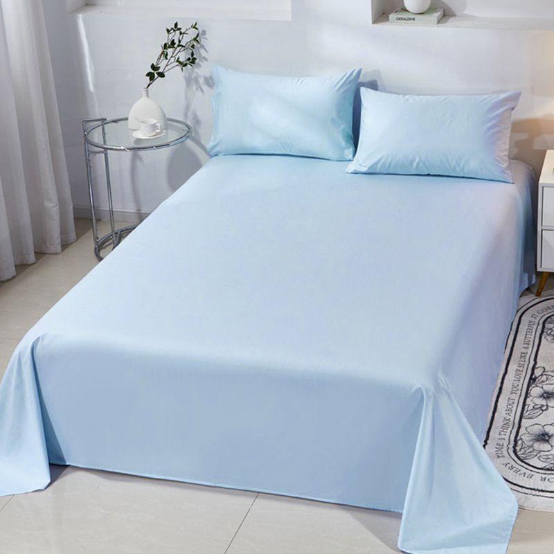 

New Ins Style Plaid Thick Skin-friendly Bed Sheet, Simple Bedding for Student Dorm Single & Double Bed 120*230